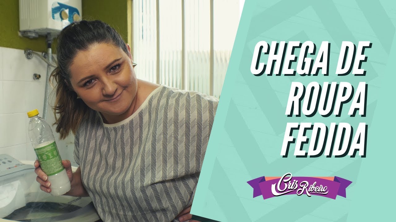 COMO ELIMINAR O MAU CHEIRO DAS ROUPAS | Lavar Roupa com DESINFETANTE | #crisribeirotv #limpafácil