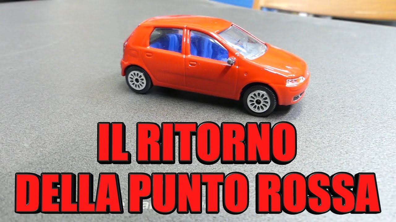 Il ritorno della Punto Rossa! Fiat Punto 1/43.  Fiat Punto Majorette Metal Model 1/43 Restoration.