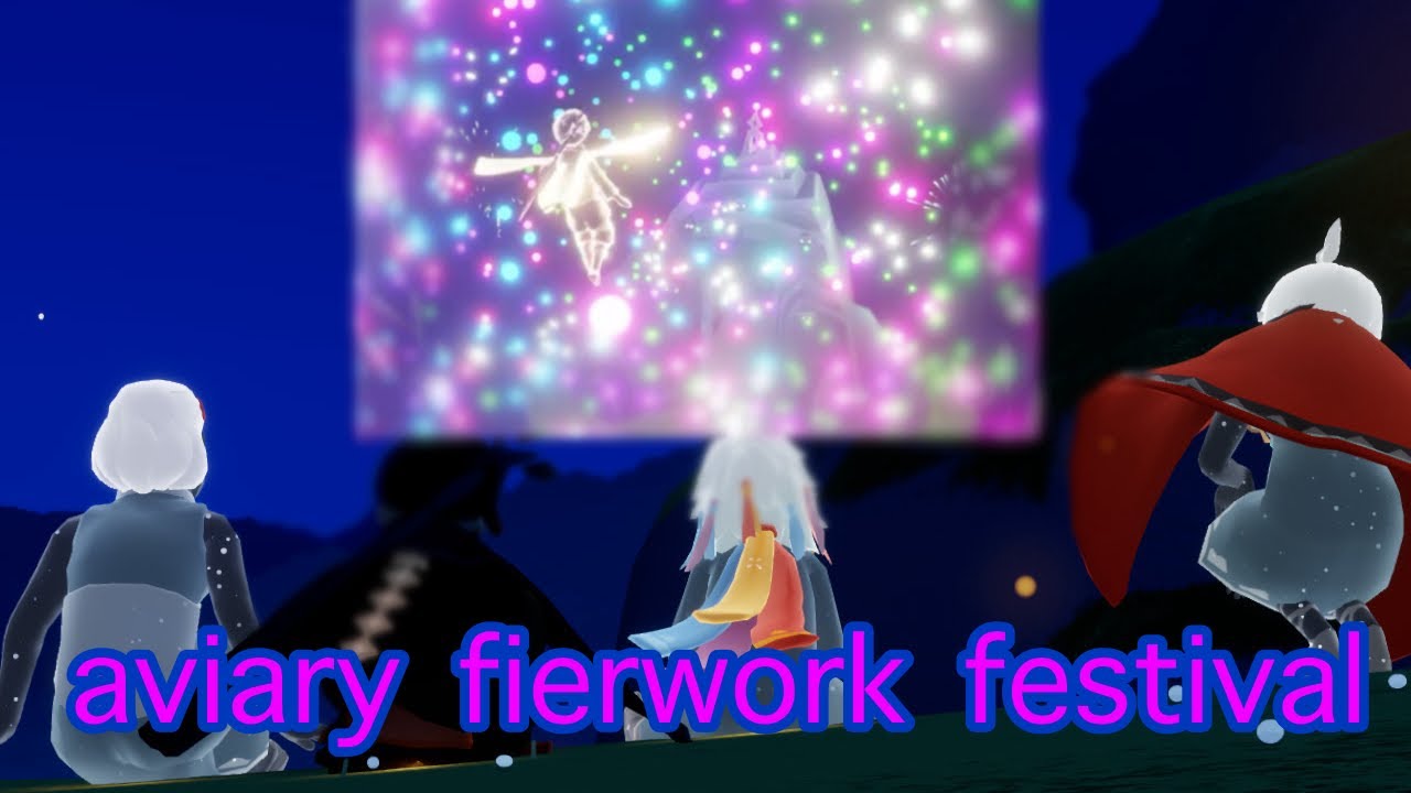 🎇aviary firework festival🎆Sky Children Of The Light✨tutorial and showcase🌌