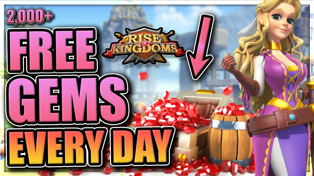 How to gather 2,000+ gems in Rise of Kingdoms every single day (RoK)