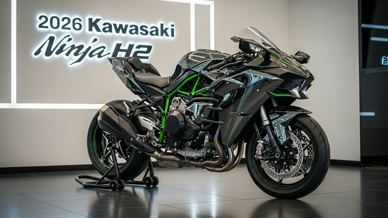 Новый Kawasaki Ninja H2 2026 года — это нечто! Kawasaki снова превысила скоростной лимит.
