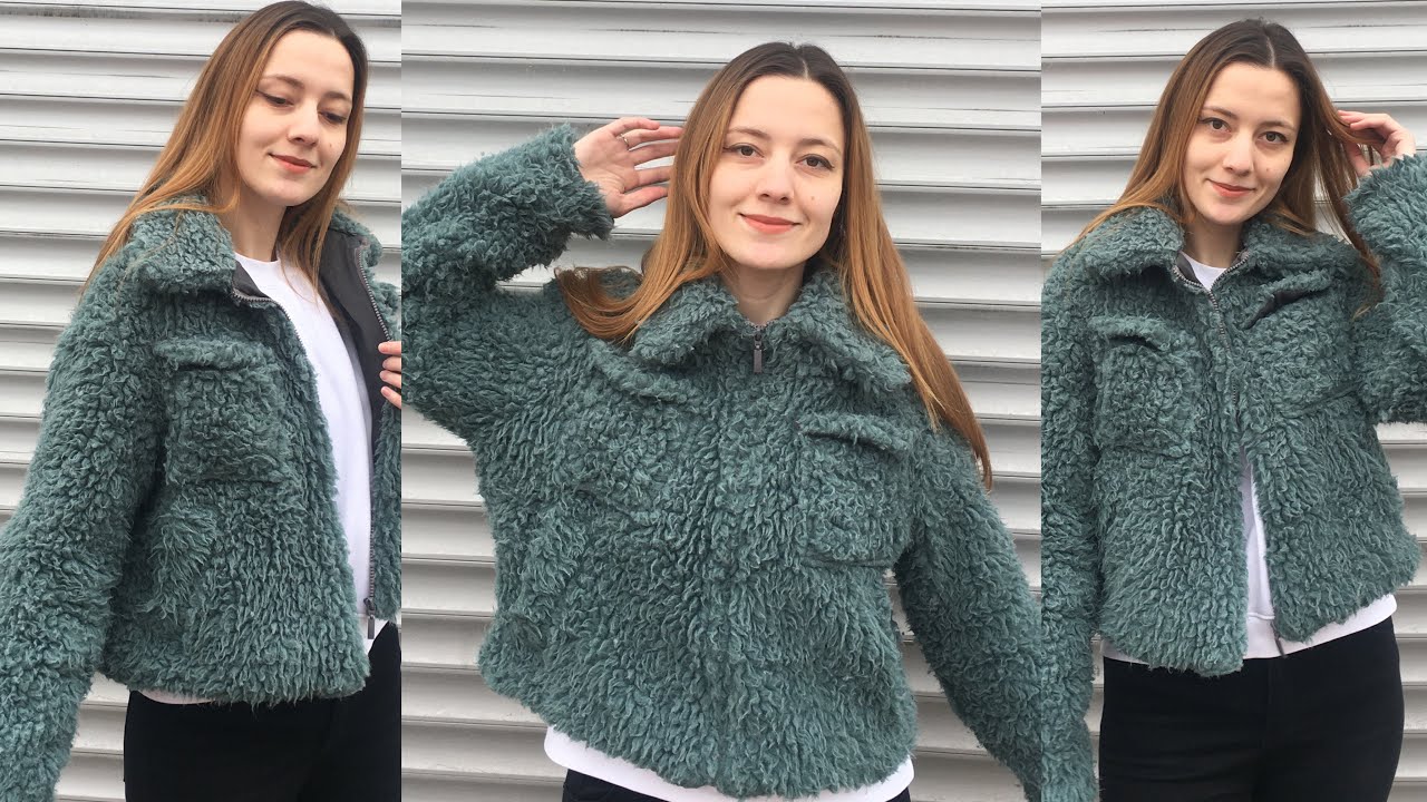 ÇOK MODA CEPLİ KÜRK CEKET DİKİMİ