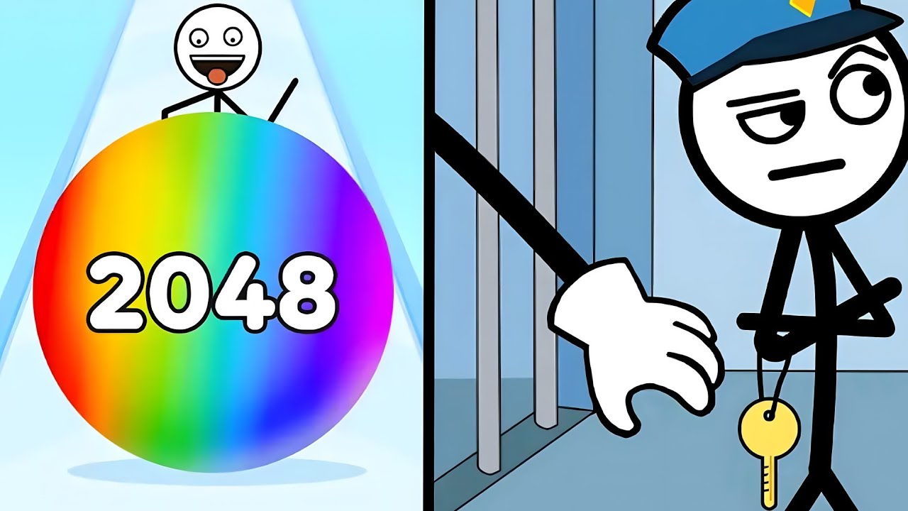 Impossible Thief Puzzle - Can You Beat It?!😱🕵🏿VS Stickman Roll Satisfying Gameplay Walkthrough.