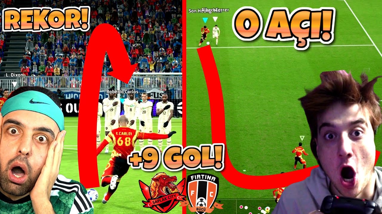 REKOR +9 GOL 😱 SON 5X BOMBA PLASE GOL ! CARLOS 33 METRE FRİKİK GOL ! ÜMİDİ VS EMJAN ELPESİCO 24
