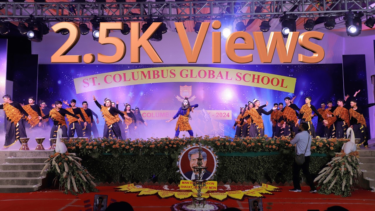 Shiv Tandav / St.columbus Global School / Annual Function 2024 #shivtandav #school #dancethenight