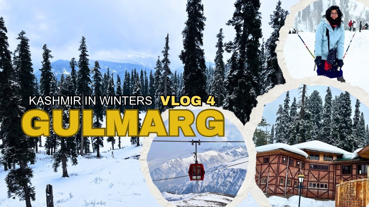 Kashmir Trip Vlog 4 | Gulmarg  Gondola Ride and Overnight Stay  | Skiing| snowfall #travel #kashmir