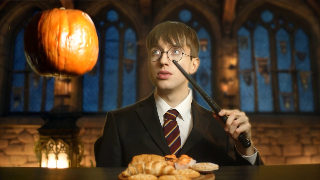 ASMR Gossip with Harry Potter in the Great Hall | Soft-Spoken Male ASMR Roleplay