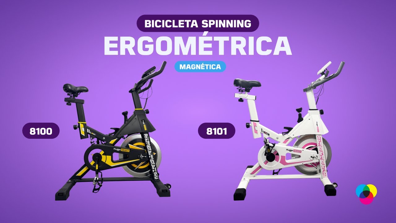 TUTORIAL DE MONTAGEM - Bicicleta Spinning Ergométrica Pluggei Select 8100 e 8101  Profissional 150kg