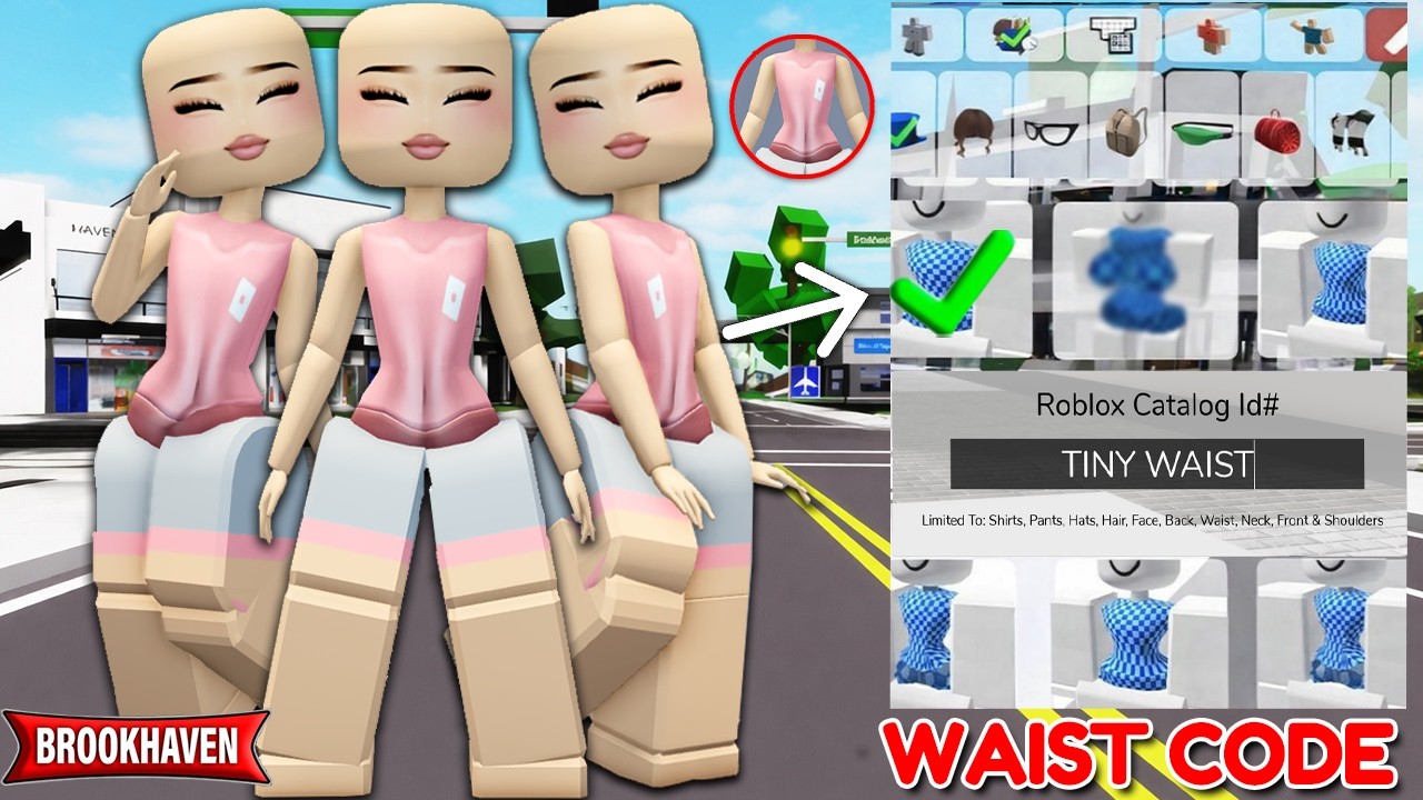 OMG 😱 FREE TINY WAIST in Brookhaven NO ERROR (STILL WORKS 2026!)
