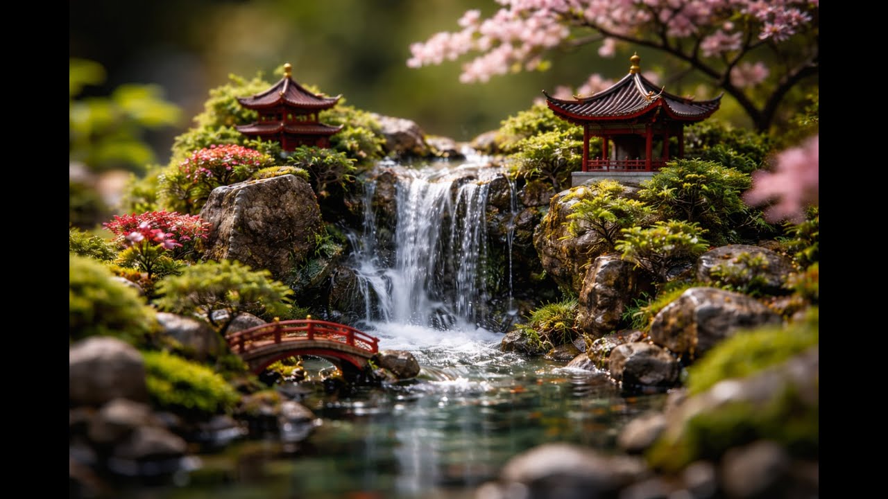 Cachoeira Relaxante com Música de Meditação 💧 Sons da Natureza para Dormir e Relaxar (AO VIVO)