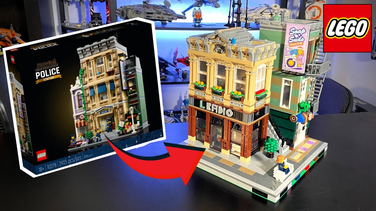 Why You Should Definitely Build The LEGO Radio Station!  Police Station Alternate Build.