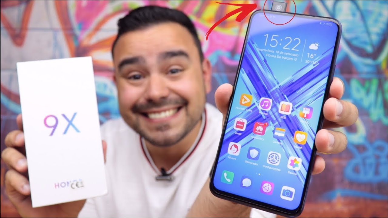 CHEGOOOU ! HUAWEI HONOR 9X - Tá LINDO esse SMARTPHONE !