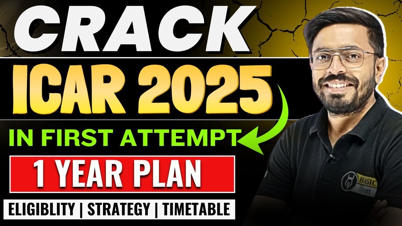 How to Crack CUET ICAR Exam In First Attempt ✅ | ICAR 2025 | Eligibility | Strategy | Timetable