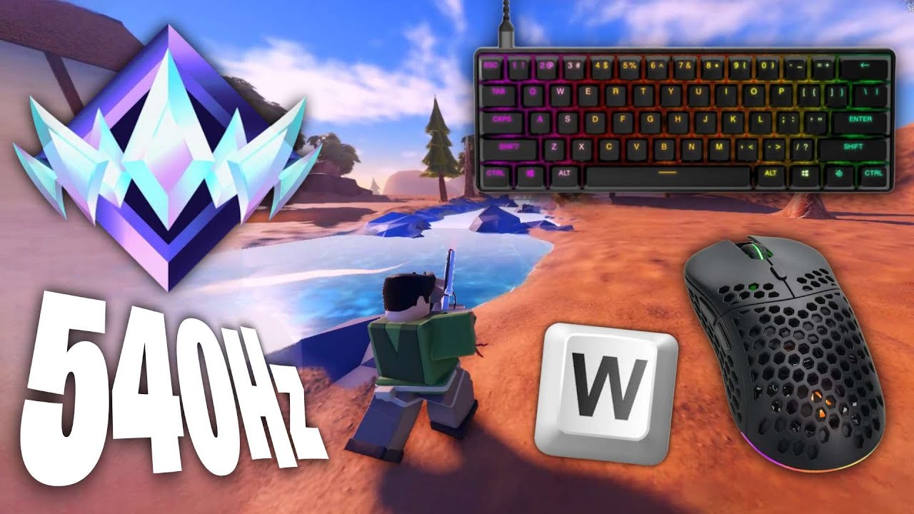 Tropical Royale Satisfying Keyboard ASMR 😴 Solo W-Key Ranked Gameplay 🏆 360 FPS 4K