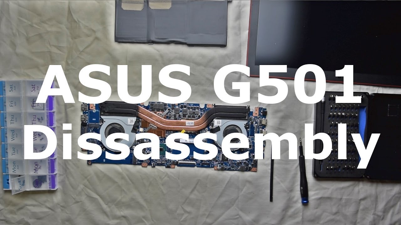 ASUS G501 Разборка