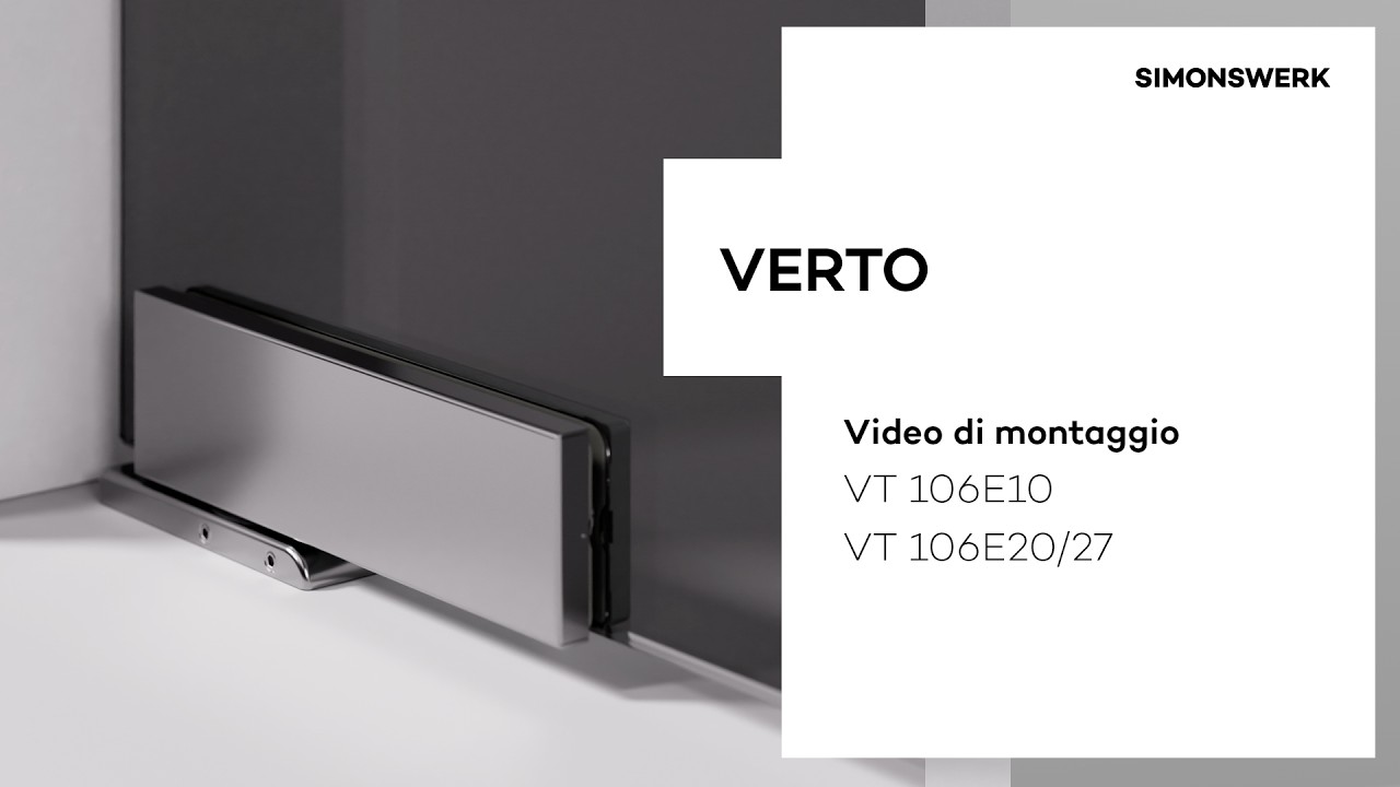 VERTO VT 106E10 / 106E20/27 - Assembly (IT)
