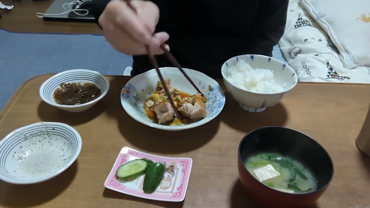 皮パリパリチキンステーキ！ゆうじろうの今日の晩ごはん
