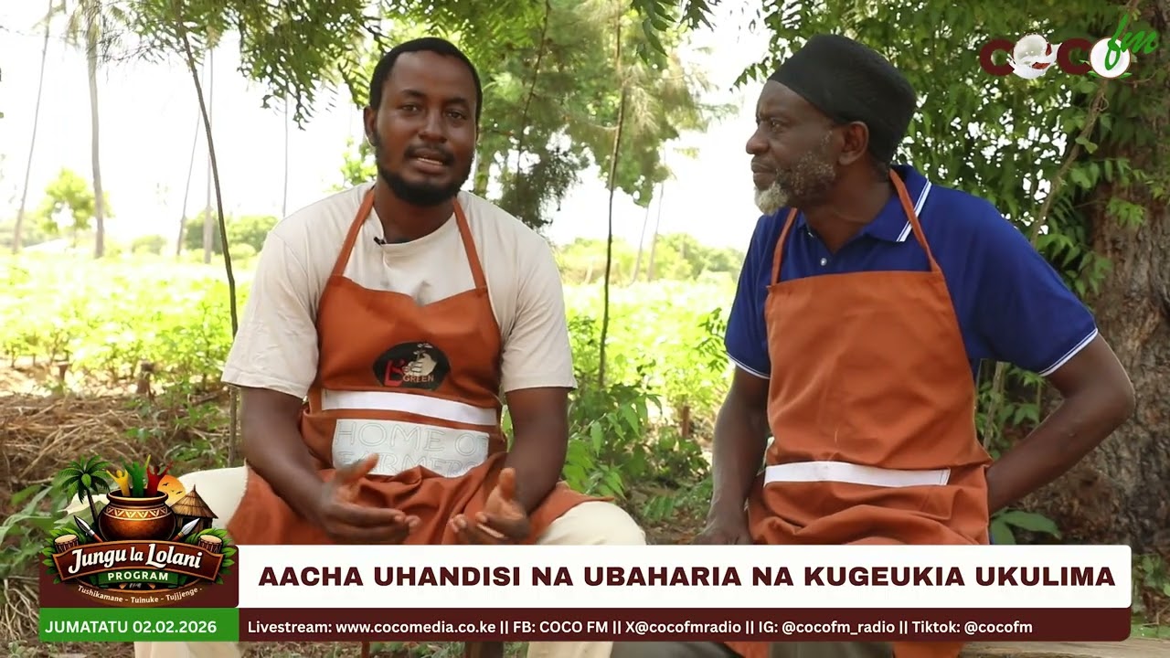 JUNGU LA LOLANI: AACHA UHANDISI NA UBAHARIA NA KUGEUKIA UKULIMA