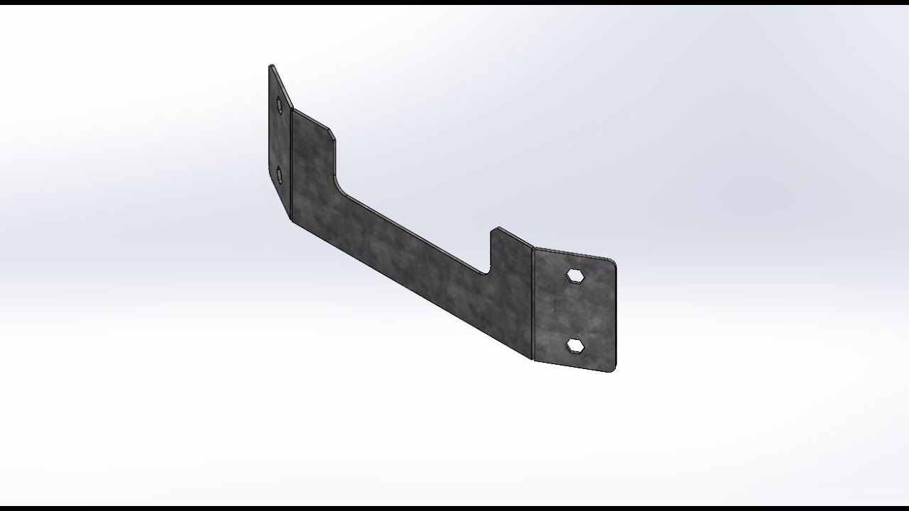 SolidWorks  | Sac Levha(SHEET METAL) Uygulamaları | 32