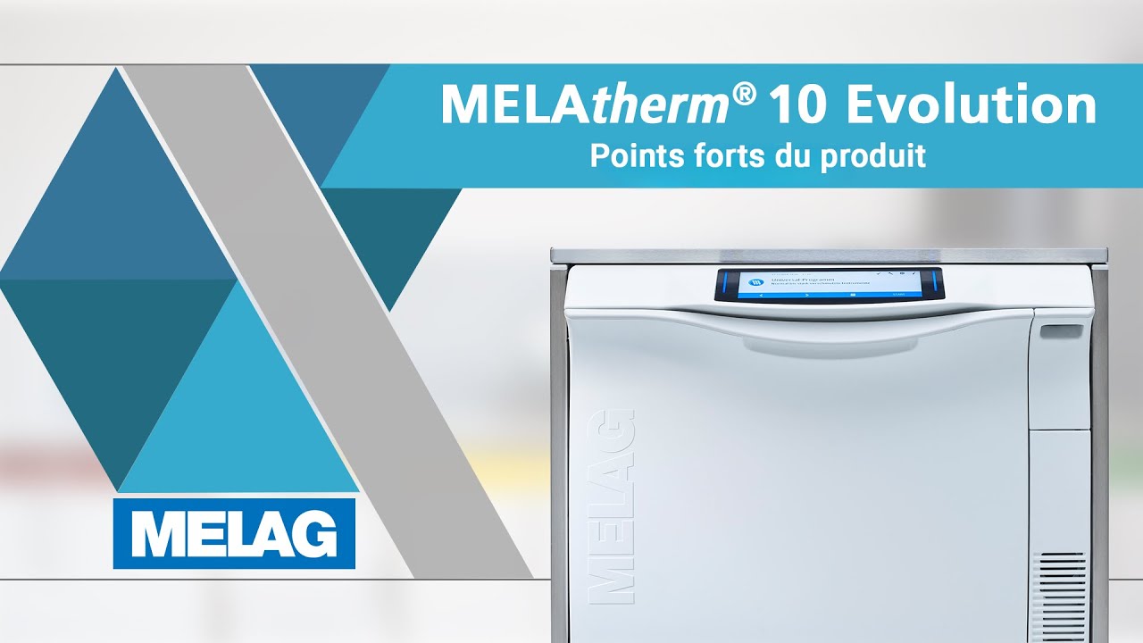Thermo-Désinfecteur : MELAtherm 10 Evolution | MELAG Points forts du produit