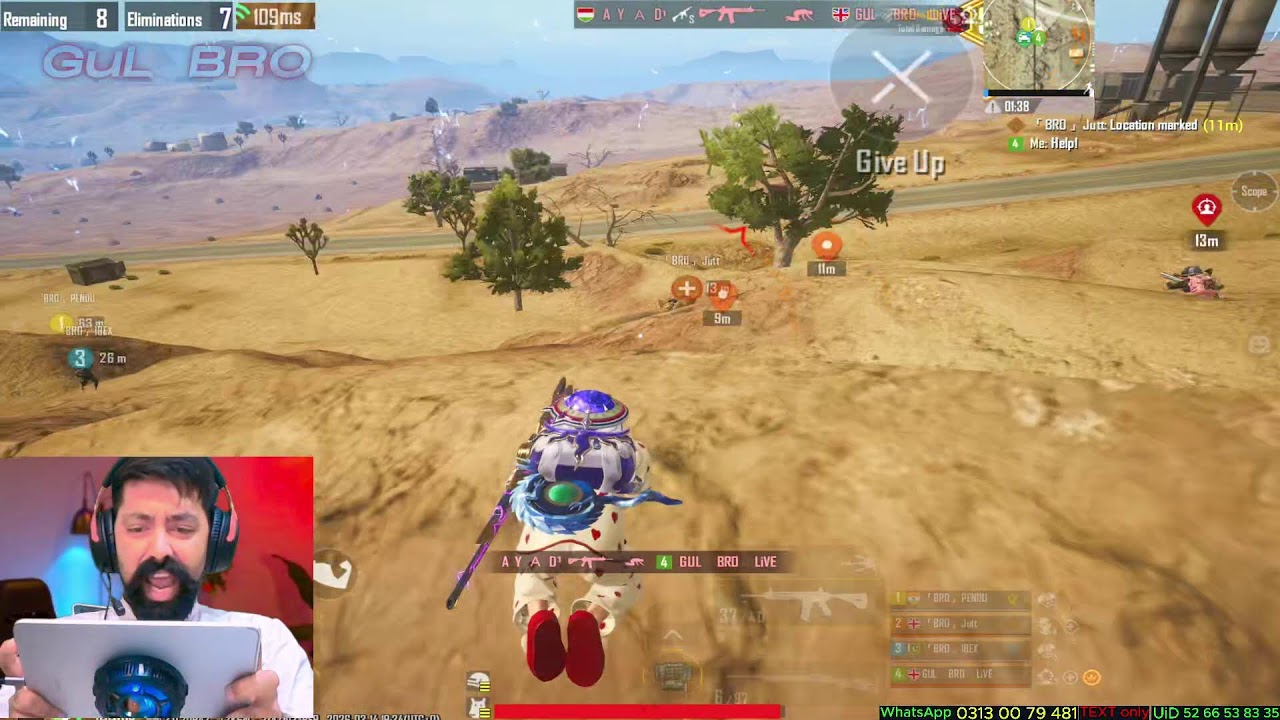 GUL BRO LIVE 🔴 DOMINATION MODE / pubg MOBILE #pubgmobile