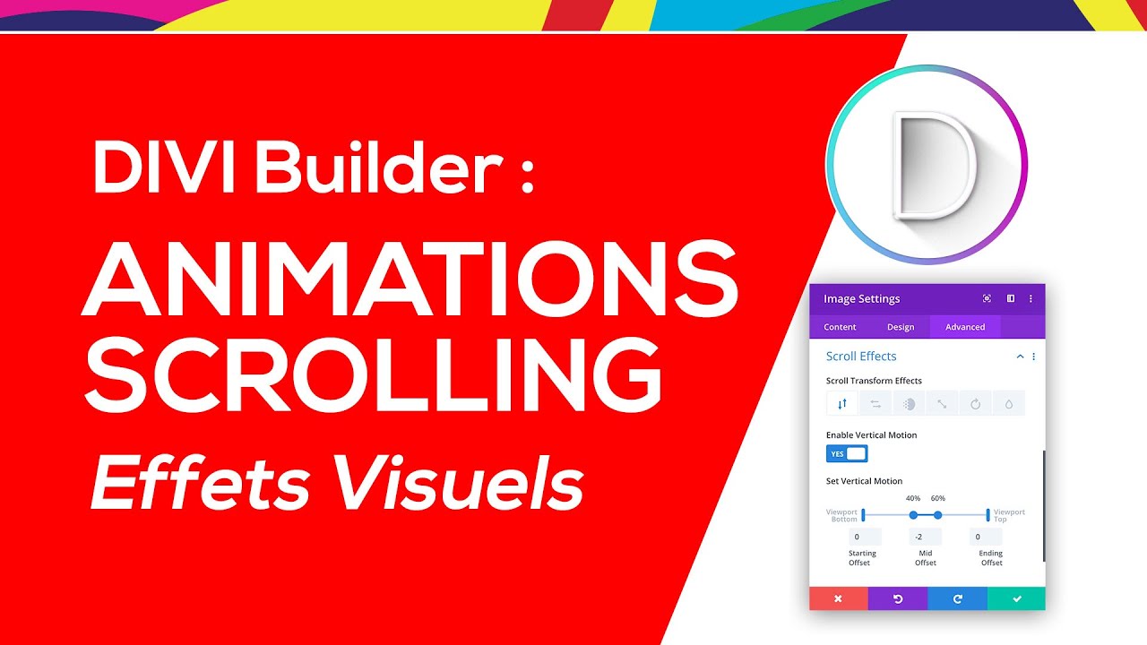 Divi Scroll Effect : exemple d'animation on scroll avec le Divi Builder WordPress. Effet scrolling