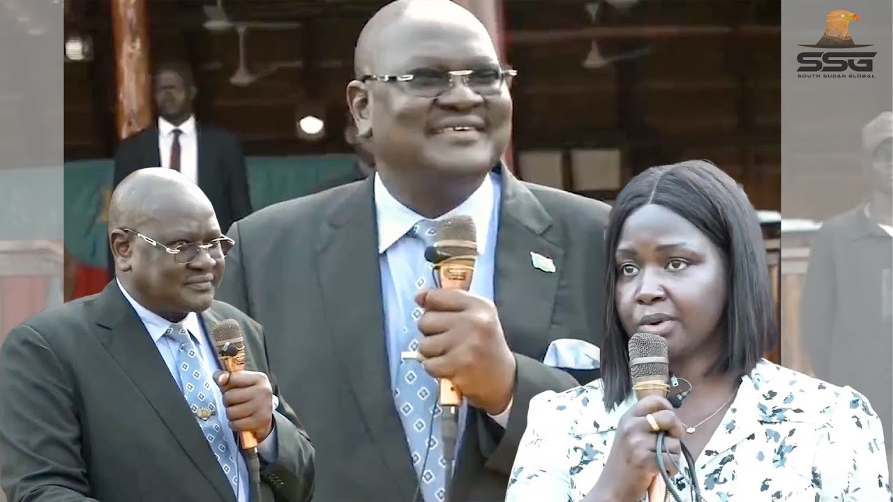 Listen to Ateny Wek Speech at the Reception Ceremony of Adut Salva Kiir Ateny Says He Wants Position