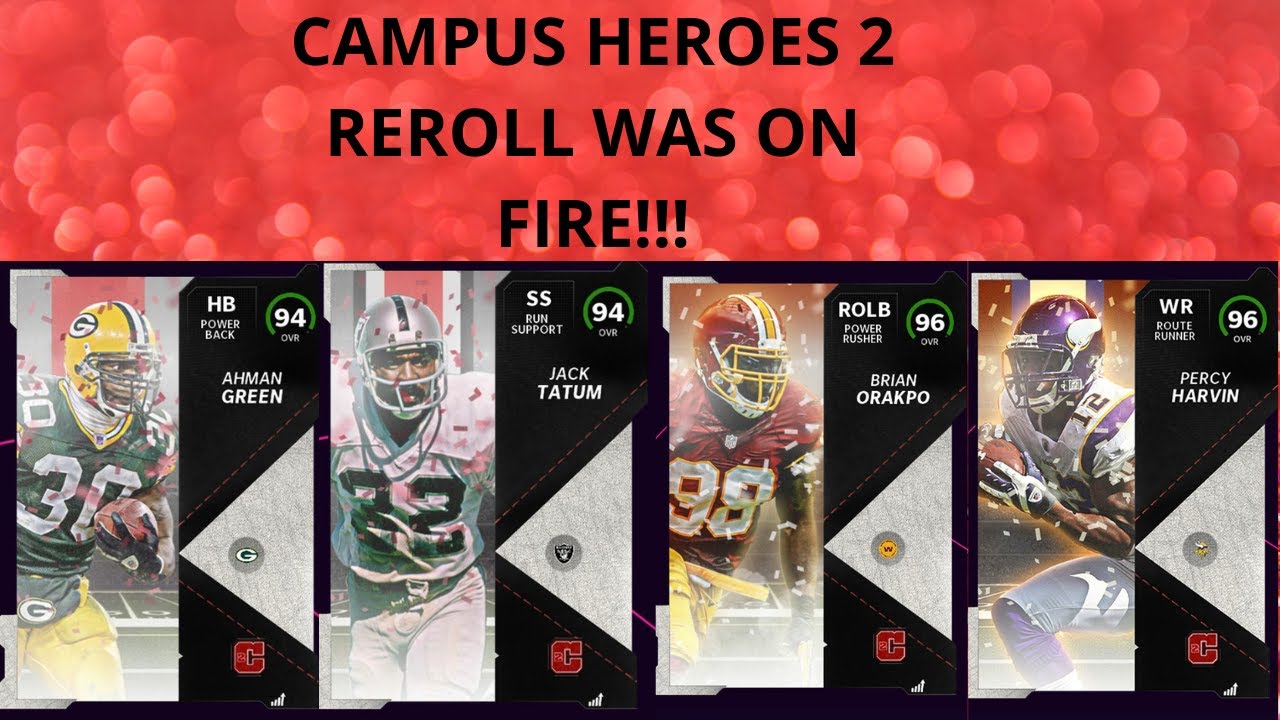 CAMPUS HEROES 2 REROLL WAS FIRE!!