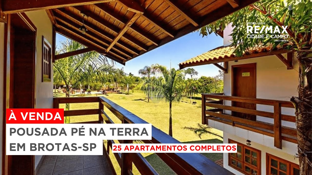 🌟 **Oportunidade Única: Pousada alto padrão com excelente faturamento À VENDA em Brotas-SP**