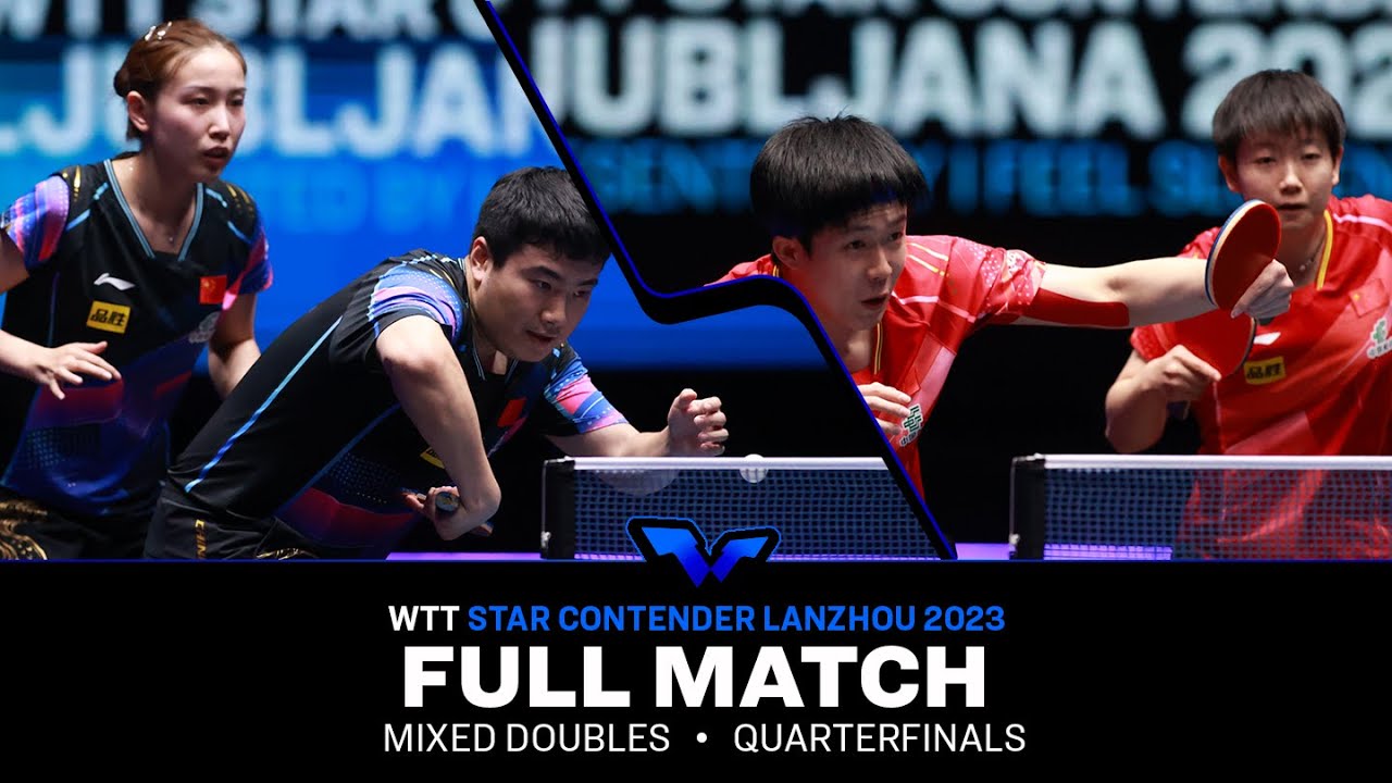 Wang/Sun vs Liang/Qian | XD QF | WTT Star Contender Lanzhou 2023