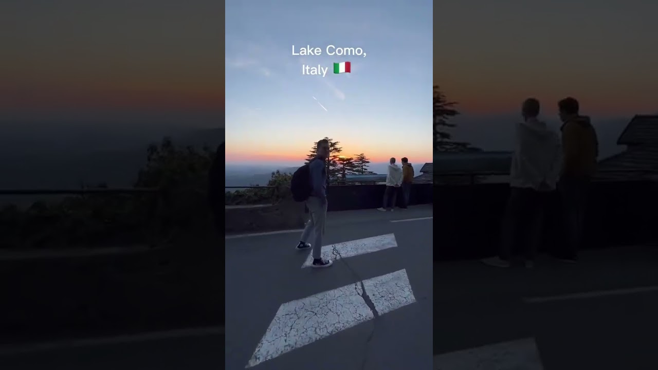 The best sunset in Europe 🏔️🔥#travel #italy