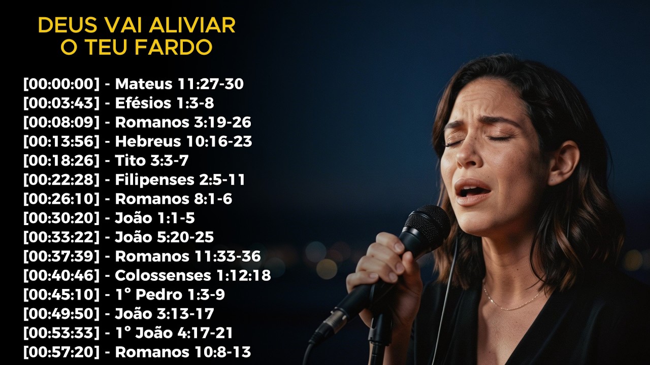Deus vai aliviar teu fardo | Cante a Bíblia | Louvor Gospel | Inspirado em Aline Barros