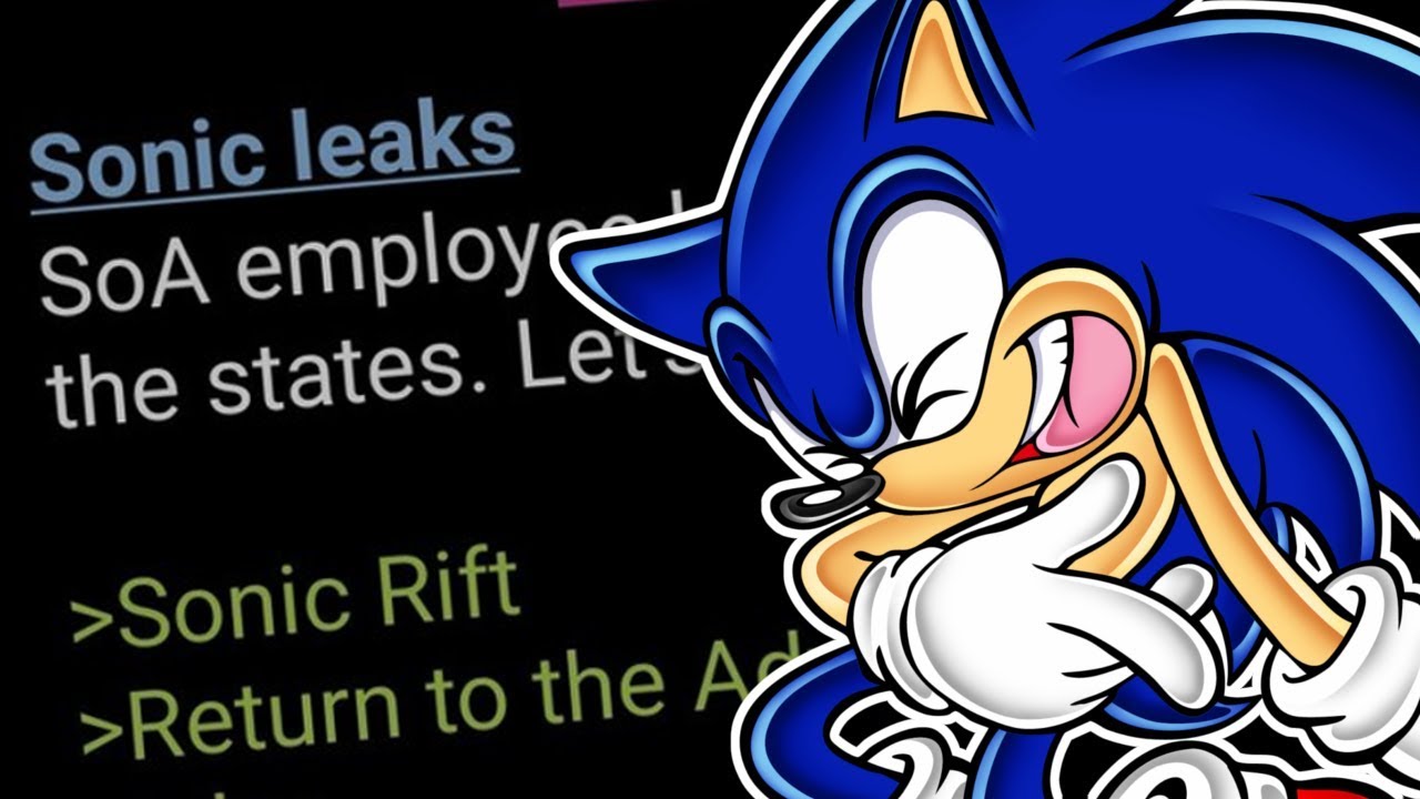 New Sonic Leaks ARE THE BIG DUMB (Sonic Rift 