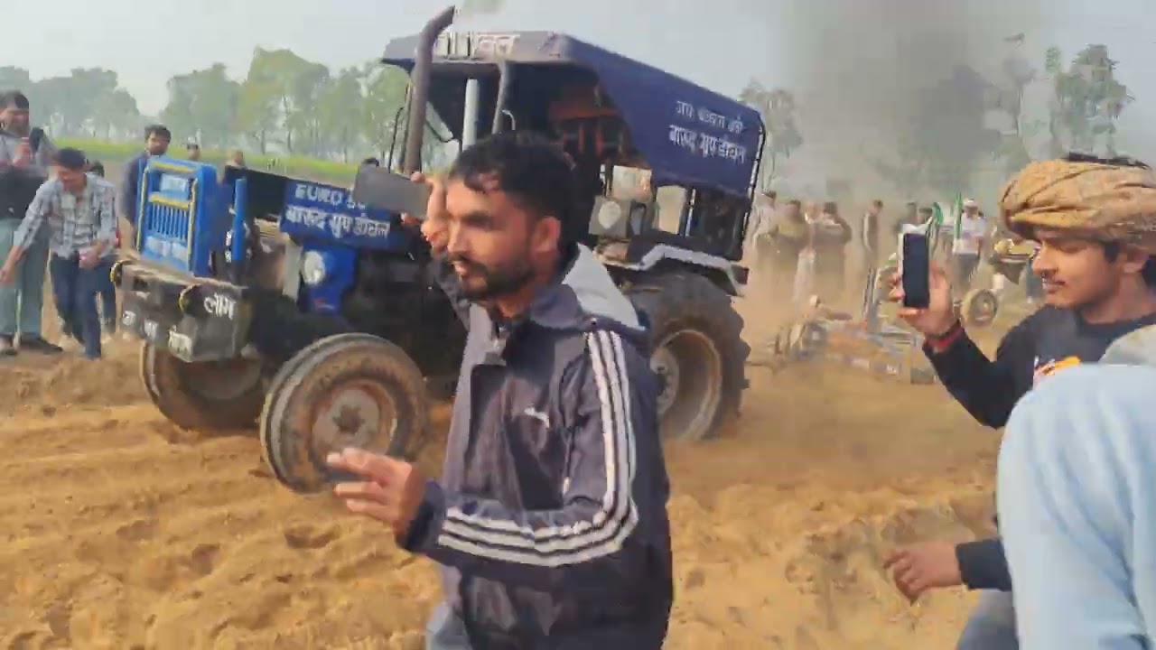 Barood group tractor Euro 50 | performance at semana village demo | 10x10 harrow 