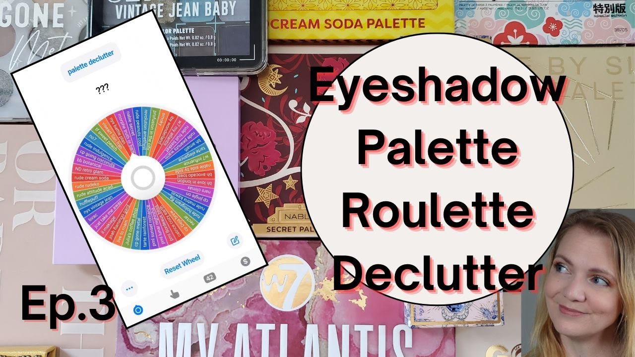 Eyeshadow Palette Declutter Roulette Ep 3