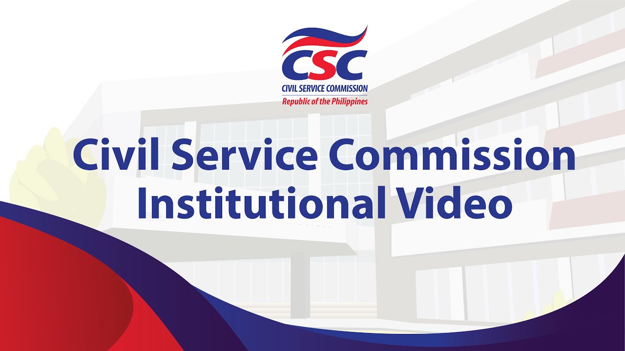 Civil Service Commission 2024 Institutional Video