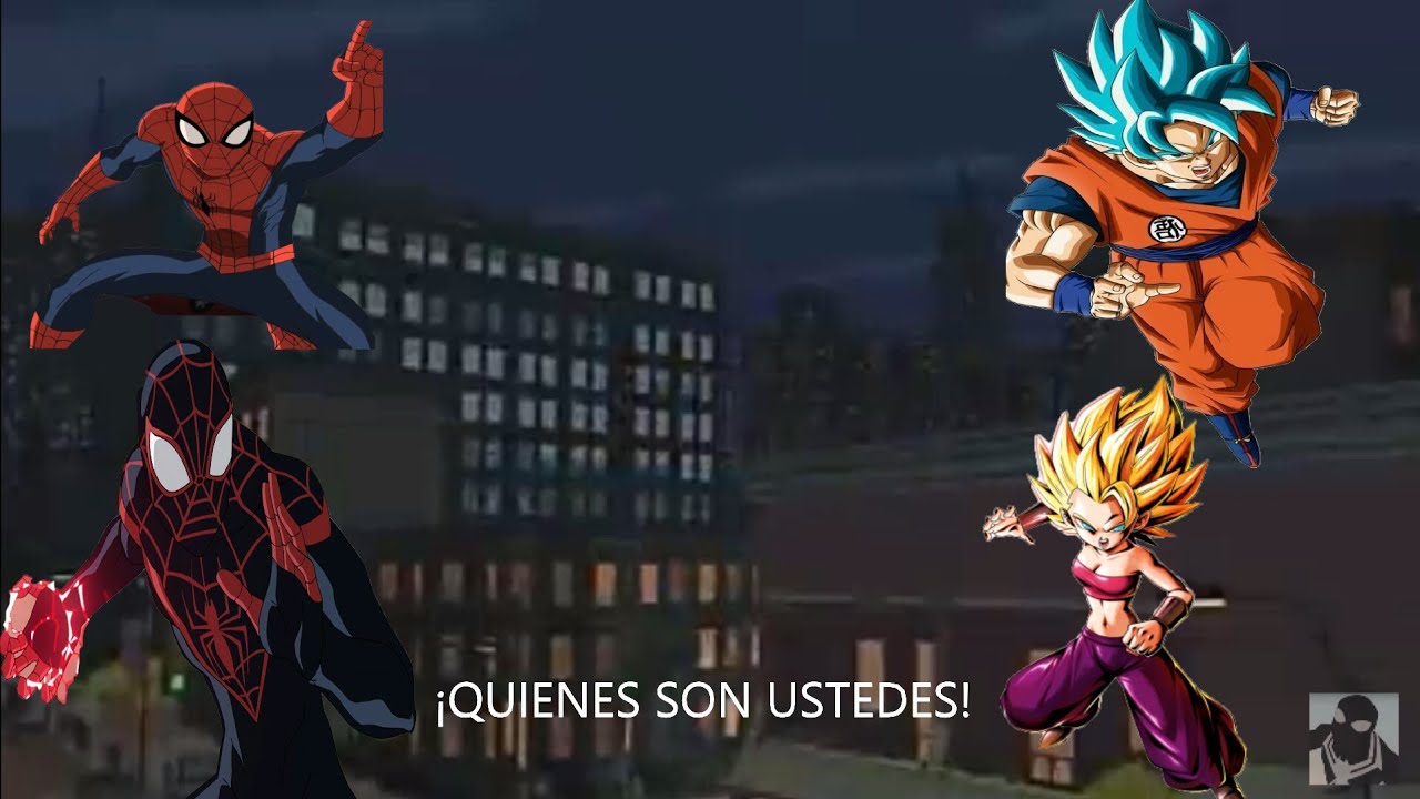 Que hubiera pasado si goku y caulifla caían en marvel Spider-Man parte1