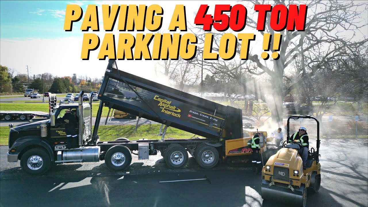 Finishing the BIGGEST PAVING PROJECT We Have Ever Done - 120,000 Sq/Ft