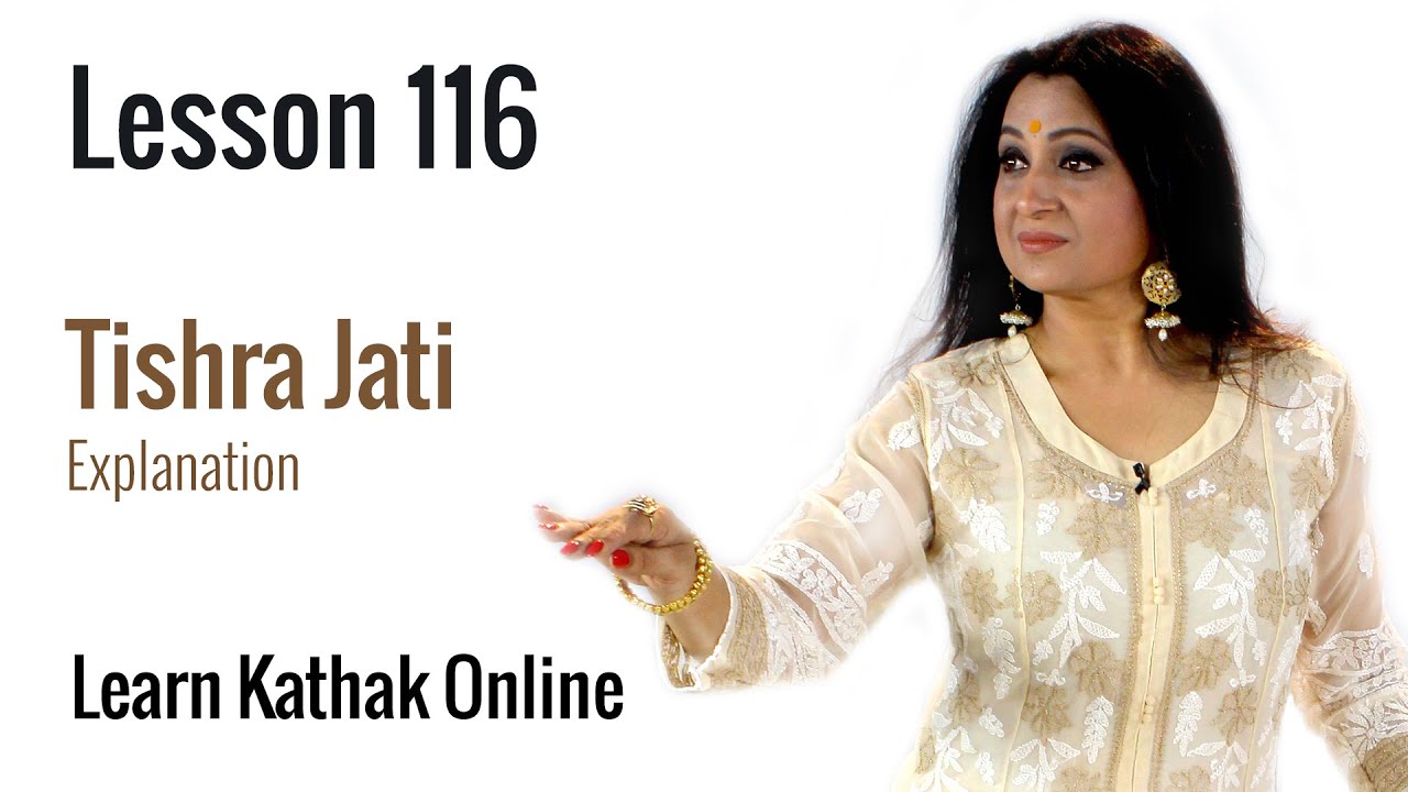 How to do Tishra Jati in Kathak | Three Syllables in one beat | Learn Kathak Online | Lesson 116
