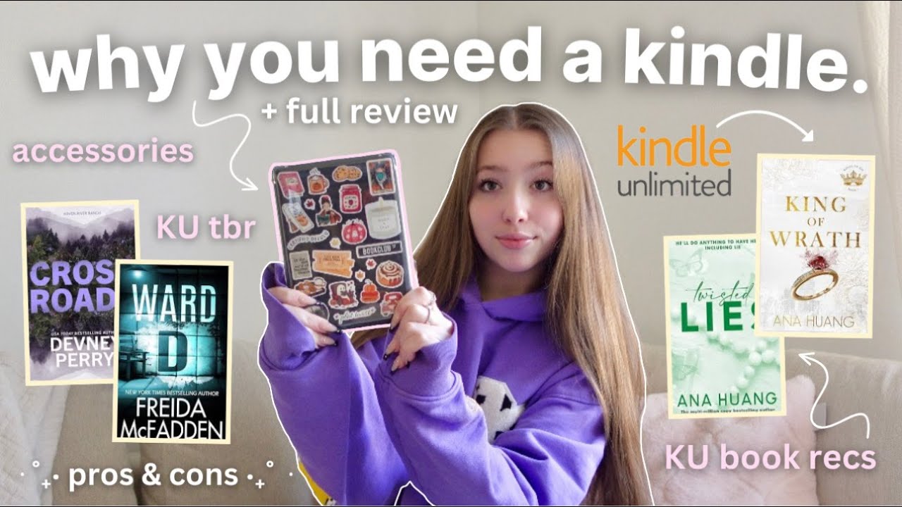 all about my kindle paperwhite 🎀 pros, cons, kindle unlimited recs & tbr, is it worth it???
