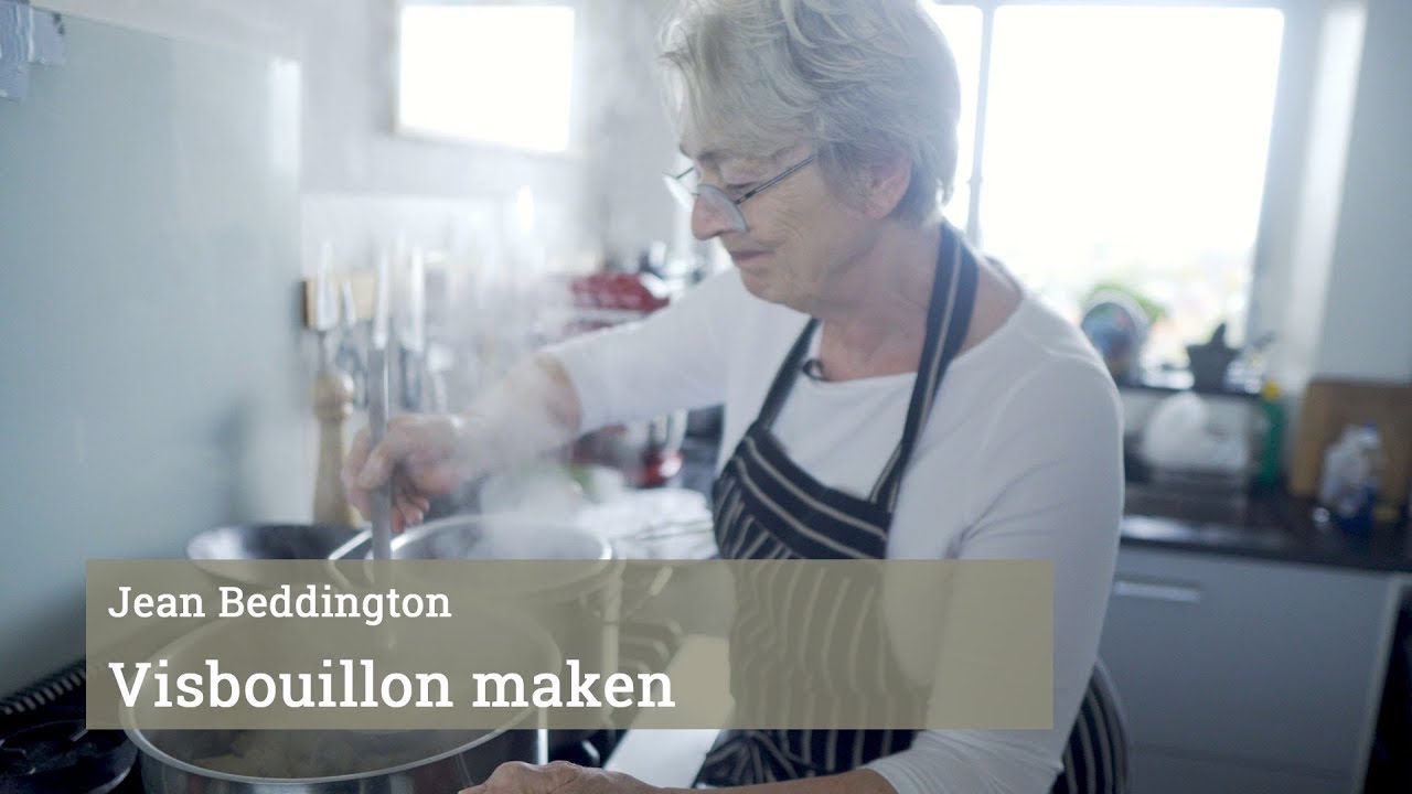 Visbouillon maken met Jean Beddington