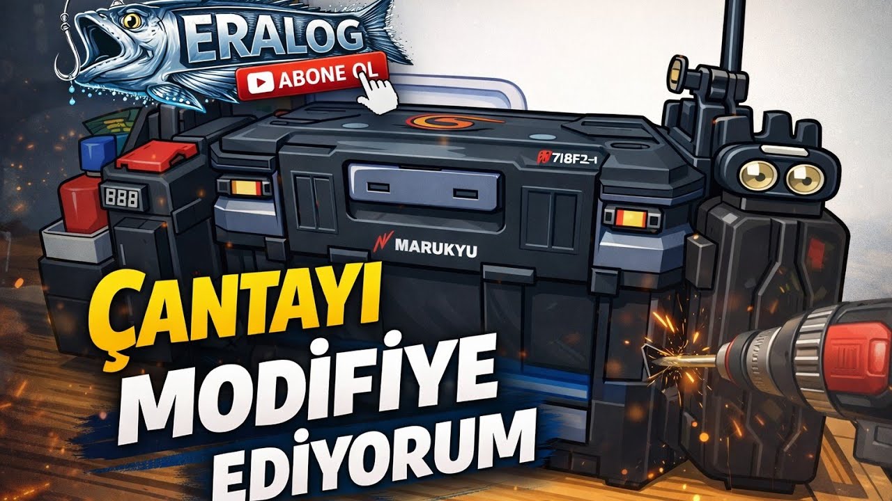 Balıkçı çantası modifiyesi, ışıklandırma ve livar monte ettim.