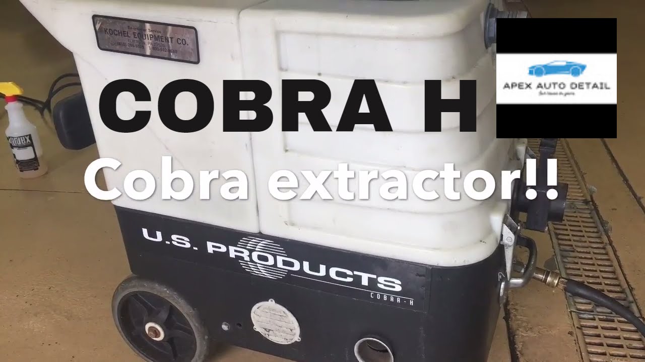 The COBRA H Professional Hot Water Extractor!! 100 psi and 215* instant heat!!!