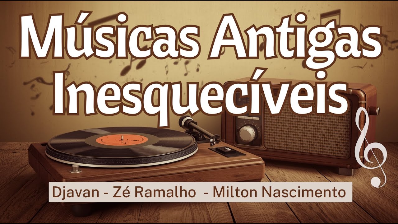 As Músicas Mais Antigas e Inesquecíveis de Djavan, Zé Ramalho e Milton Nascimento  Clássicos da MPB