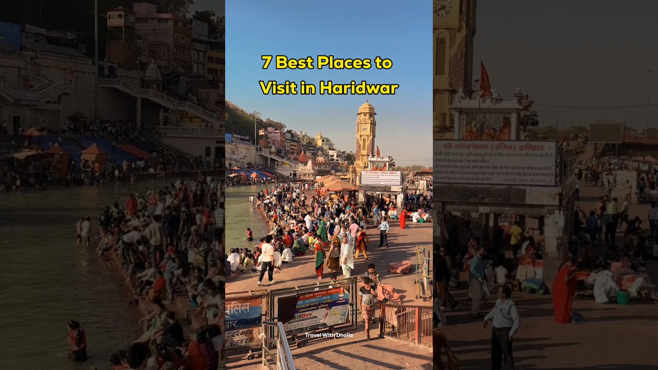 7 Best Places to Visit in Haridwar #travel #shorts #haridwar