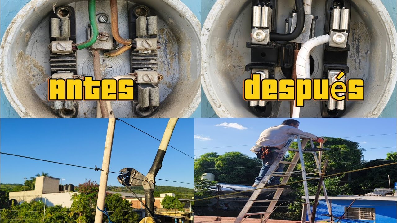 #Cómo realizar un mantenimiento a una acometida 127V.