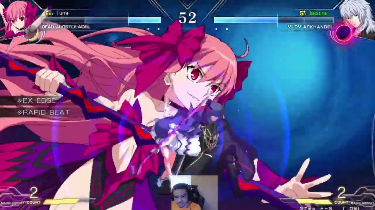 MBTL Gameplay Masoma(Vlov) vs Lunar(Dead Apostle Noel)