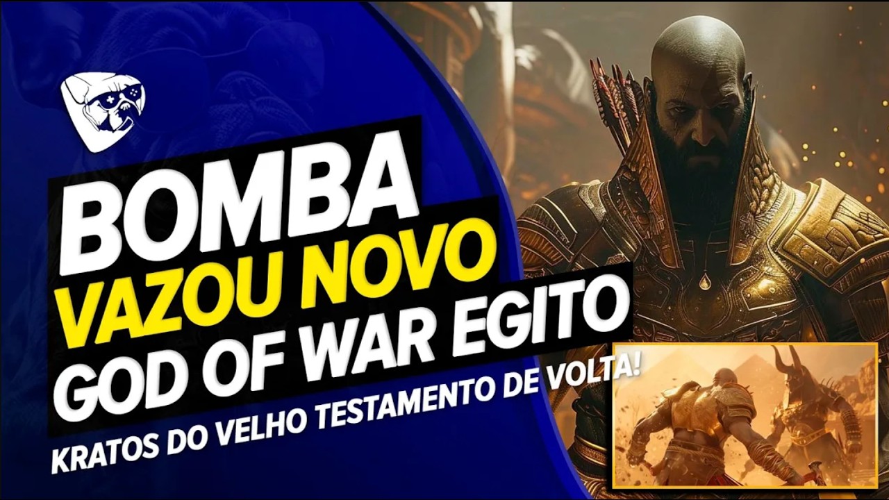 BOMBA! GOD OF WAR EGITO É OFICIAL!  IMAGENS OFICIAIS Do JOGO No EGITO CONFIRMADAS!