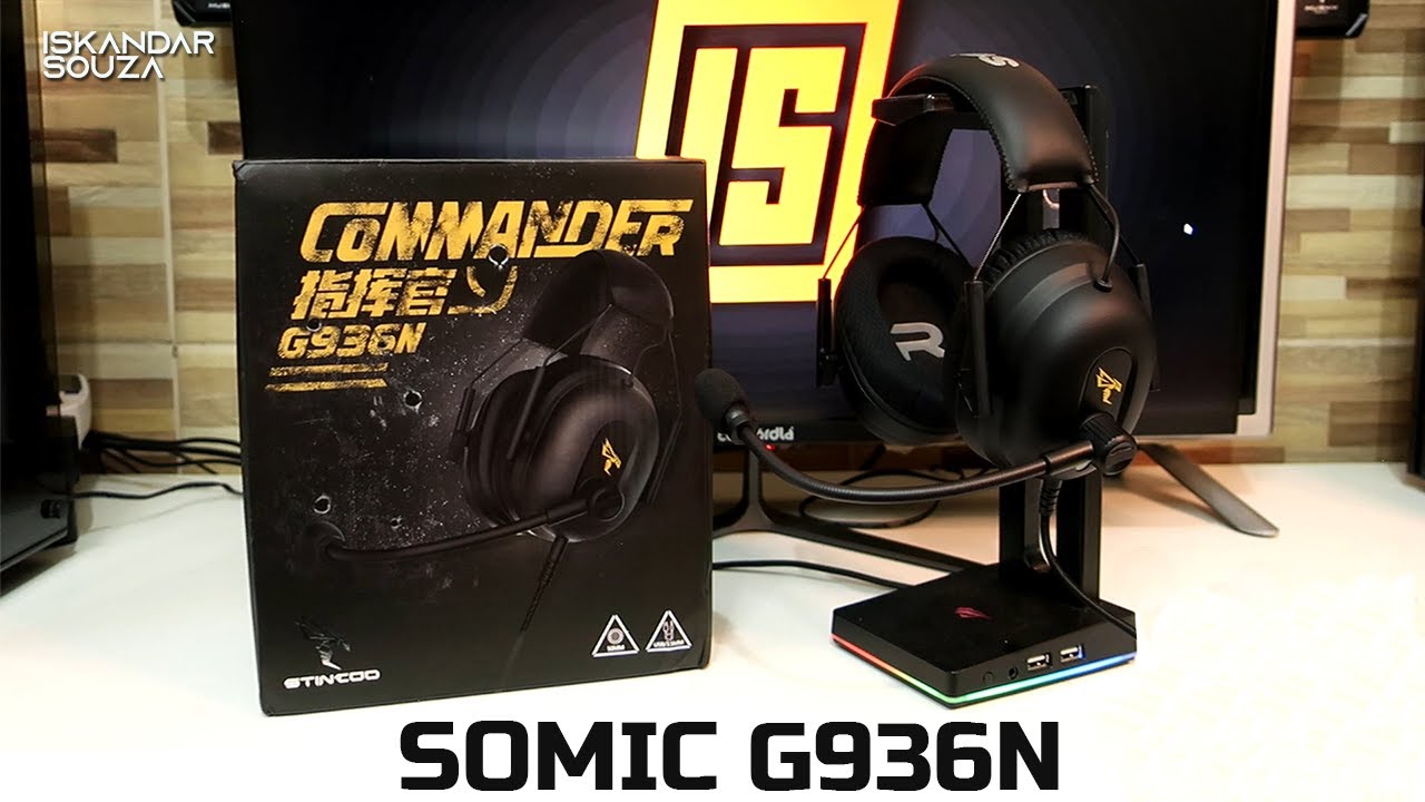 Esse Foi Muito Pedido! HEADSET SOMIC G936N do Aliexpress - Uma Grata Surpresa...