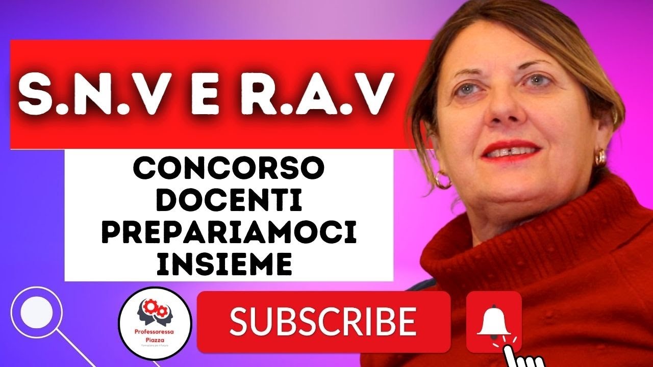 S.N.V. e R.A.V | Professoressa Piazza